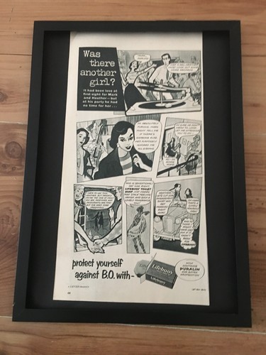 Lifebuoy soap 1959 framed - lifebuoy, a4