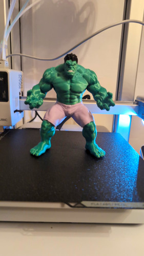 Hulk green plastic - plastic, action