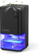 Dehumidifier for Home Damp, EasyAcc 1200ml Electric Dehumidifier with Ultra Quie