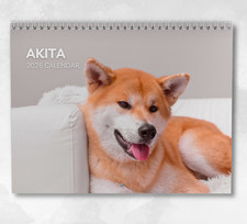 Akita Calendar 2026: Monthly