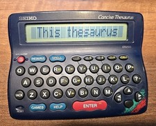 Seiko ER2500 Concise Oxford Thesaurus Electronic Device *Read Description*