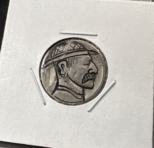 Hobo buffalo nickel - nickel, coin