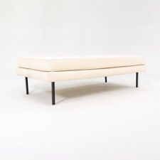 1960s Richard Schultz for Knoll Daybed Lounge w Fabric Upholstery and Metal Legs