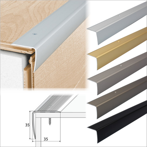 Aluminium anti non slip stair - aluminium,