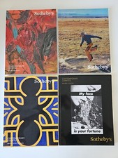 x4 SOTHEBY'S ART CATALOGUE  Contemporary Curated AUCTION books 2014 & 2015