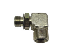 1/2 BSP Coned x 3/4BSP Forged Positional 90° Elbow - Hydraulic Adaptor, Fitting