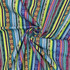 Mexican Tapestry Striped Woven
