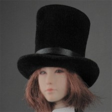 1/6 Scale Black Top Hat Model