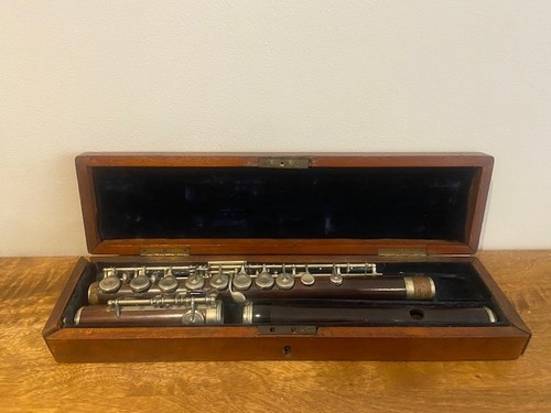 Antique rosewood flute - flute, a.