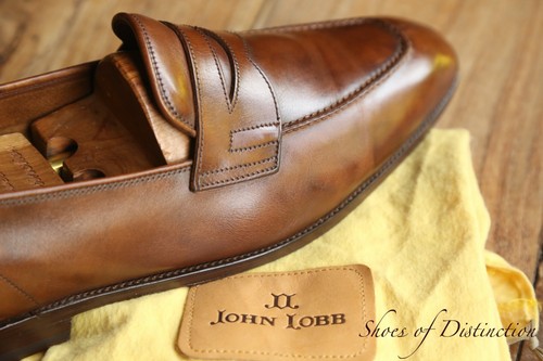 John lobb tan brown leather - ,