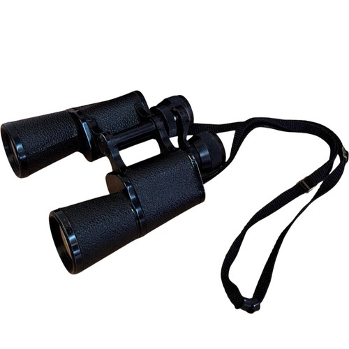 Vintage black binoculars with - binoculars,