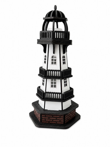 Handmade wooden lighthouse - handmade,