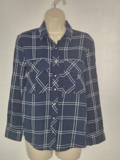 Ladies Navy and White Check