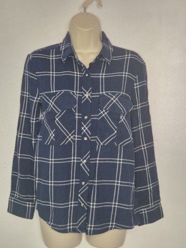 Ladies navy and white - white, check