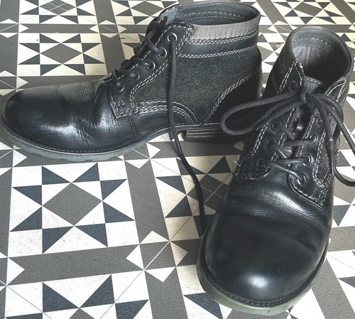 Clarks black leather ankle - clarks,,