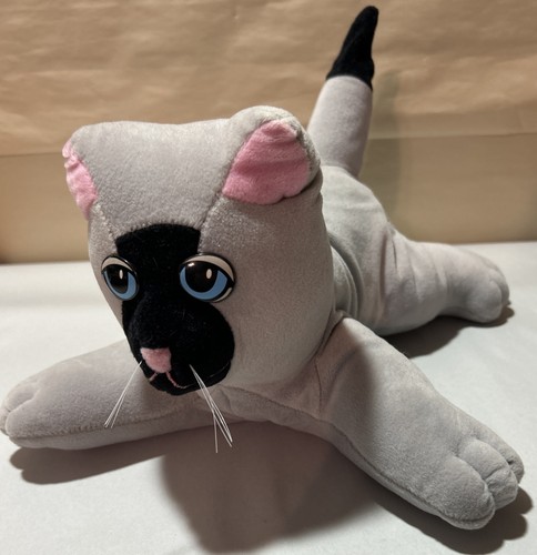 Pound purries cat plush grey - pound,