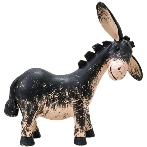 Vintage donkey figurine resin - donkey,