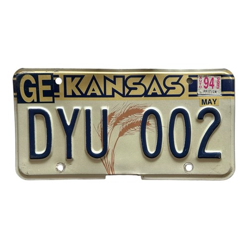 Vintage 1994 kansas license - vintage,