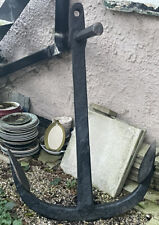 VERY RARE LARGE SHIPS IRON ANCHOR GREAT GARDEN FEATURE
