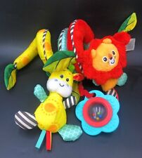 Mothercare Baby Spiral Toy Pram Crib Spiral Toy Jungle Animal Soft Activity Toy