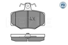 Brake Pad Set, disc brake for NISSAN:ALMERA TINO,ALMERA Mk II,PRIMERA Break,