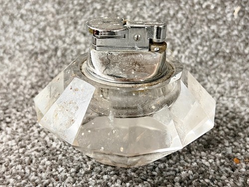 Vintage clear glass art - art, deco