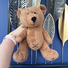 Next cross rare Soft Teddy Brown Teddy Bear 11/04 vintage beanie 11” tall cuddly