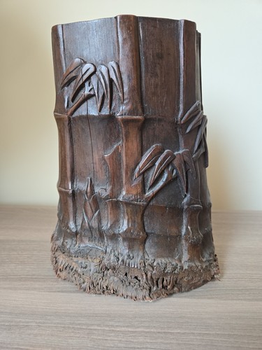 Chinese bamboo root carving - bamboo,