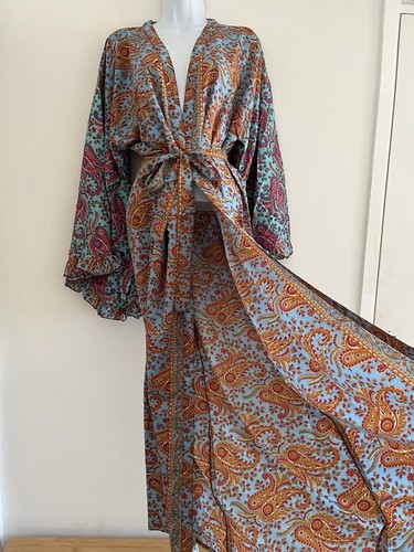 Kimono long gown robe - gown,