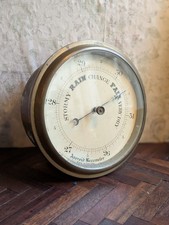Vintage Aneroid Brass Ships