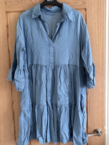 Blue vanilla denim tencel - blue,