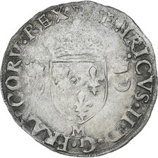 France, Henri II, Douzain aux