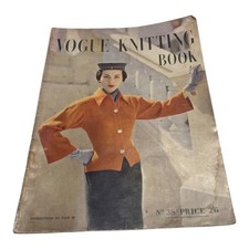 Vintage Vogue no 38  Knitting