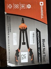 Hardell 14" Rivet Nut Tool Set with 100 Rivnuts and Mandrels