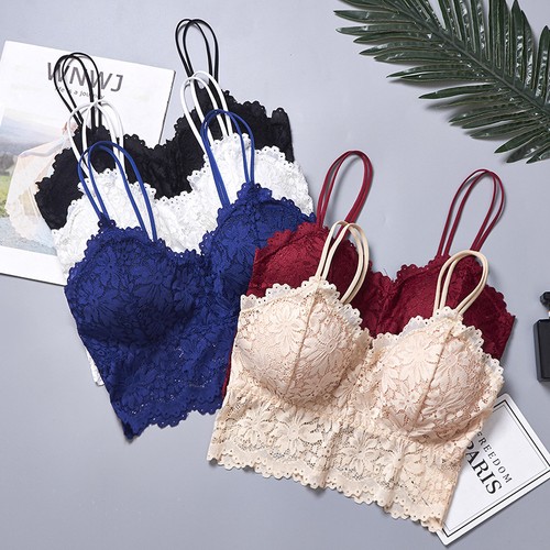 Floral bralette top crop bra - top,