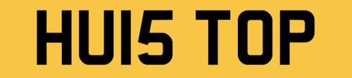 Number plate private - hu,