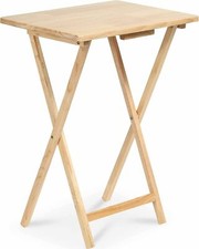 Folding Snack Table Wooden TV