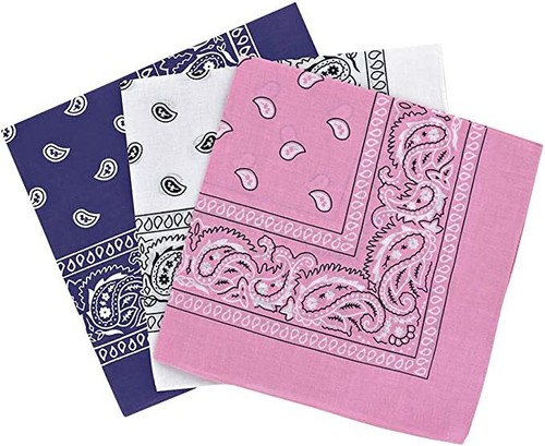 Bandana cotton pack 3 - pack, of