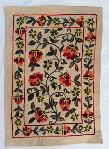 Uzbek handmade silk suzani - uzbek,