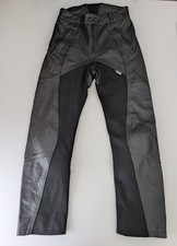 Richa Black Motorbike Leathers Ladies Size 12 . Measurements Are In The Photos