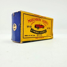 Matchbox Lesney 19b MGA Sports Car Empty Original Box
