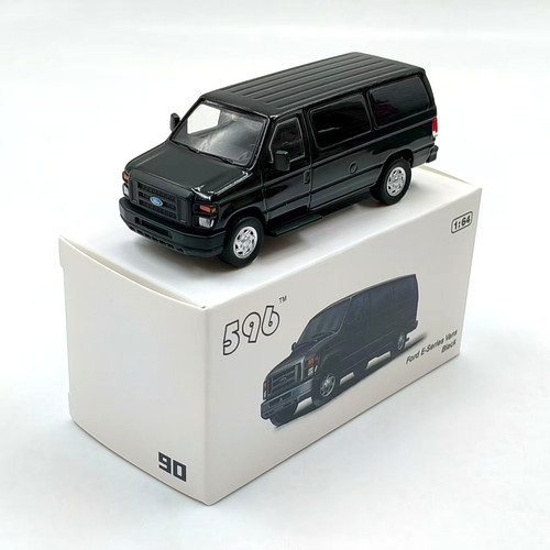 E350 black unmarked van - 1:64,