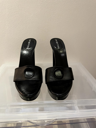 Sergio rossi black leather - sergio,