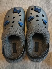 Boys Primark Playstation Crocs With Fluffy Lining Size 3