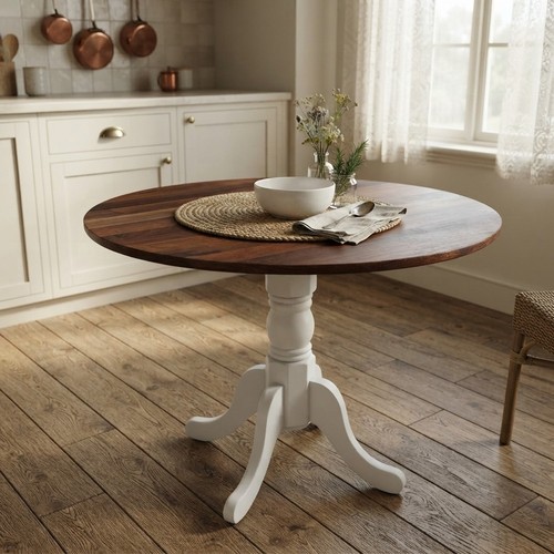 Chic 100cm round dining - round, table