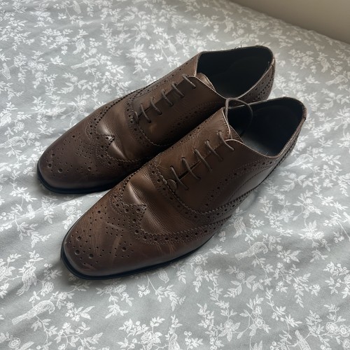 Asos brown leather shoes size - leather,