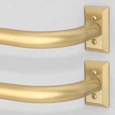 Gold Curtain Rods 2 Pack