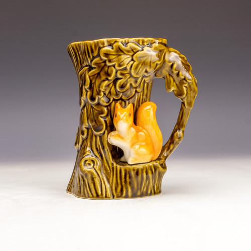 Sylvac pottery vase brown - pottery,