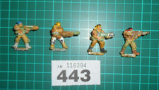 Warhammer 40k Imperial Guard Catachan Jungle Fighters x 4 - Metal.