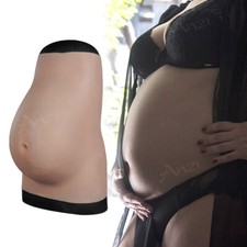 Anzi 8th Silicone Pregnant Belly 9 Months Fake Pregnant Belly Costume Maternity